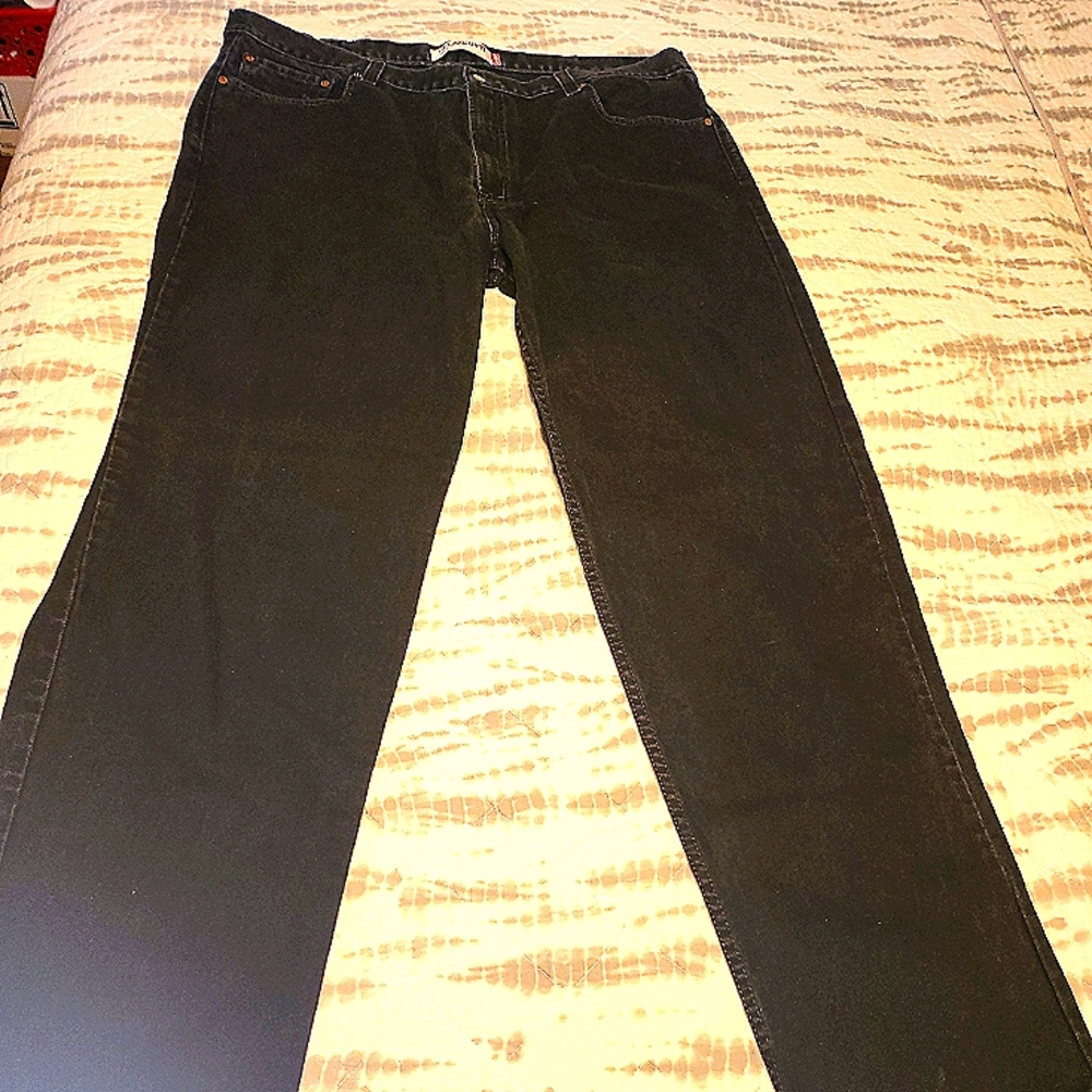 Levi's 550 Relaxed Fit Black Jeans